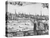 Panorama of London, 1616-Claes Jansz Visscher-Stretched Canvas