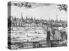 Panorama of London, 1616-Claes Jansz Visscher-Stretched Canvas