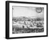 Panorama of London, 1616-Claes Jansz Visscher-Framed Giclee Print