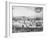 Panorama of London, 1616-Claes Jansz Visscher-Framed Giclee Print