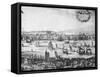 Panorama of London, 1616-Claes Jansz Visscher-Framed Stretched Canvas