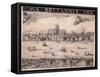 Panorama of London, 1629-Francesco Valesio-Framed Stretched Canvas