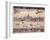 Panorama of London, 1629-Francesco Valesio-Framed Giclee Print