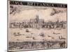 Panorama of London, 1629-Francesco Valesio-Mounted Giclee Print