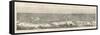 Panorama of London 1845-null-Framed Stretched Canvas