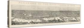 Panorama of London 1845-null-Stretched Canvas