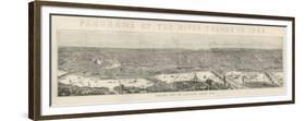 Panorama of London 1845-null-Framed Premium Giclee Print