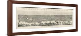 Panorama of London 1845-null-Framed Art Print