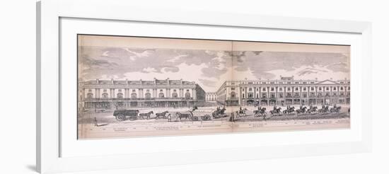 Panorama of London, 1849-George C Leighton-Framed Giclee Print