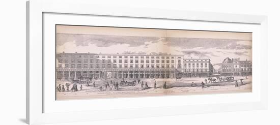 Panorama of London, 1849-George C Leighton-Framed Giclee Print