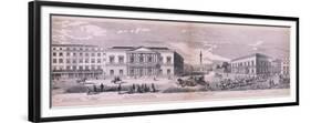 Panorama of London, 1849-George C Leighton-Framed Premium Giclee Print