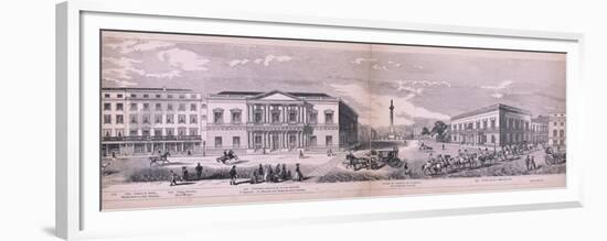 Panorama of London, 1849-George C Leighton-Framed Premium Giclee Print