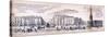 Panorama of London, 1849-George C Leighton-Stretched Canvas