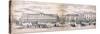 Panorama of London, 1849-George C Leighton-Stretched Canvas