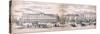 Panorama of London, 1849-George C Leighton-Stretched Canvas