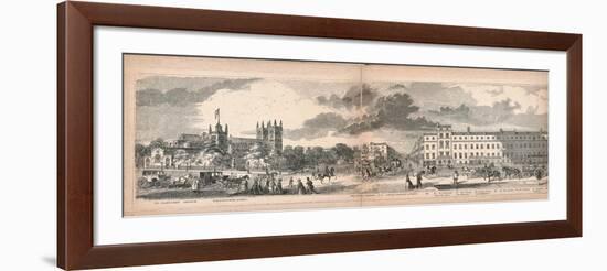 Panorama of London, 1849-George C Leighton-Framed Giclee Print