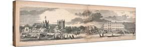 Panorama of London, 1849-George C Leighton-Stretched Canvas