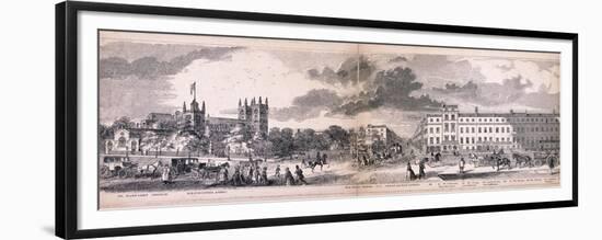 Panorama of London, 1849-George C Leighton-Framed Premium Giclee Print