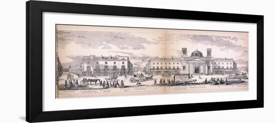 Panorama of London, 1849-George C Leighton-Framed Giclee Print