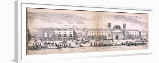 Panorama of London, 1849-George C Leighton-Framed Giclee Print