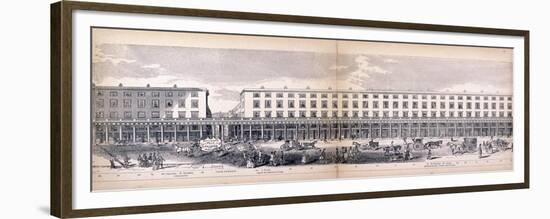 Panorama of London, 1849-George C Leighton-Framed Giclee Print