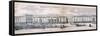 Panorama of London, 1849-George C Leighton-Framed Stretched Canvas