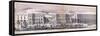 Panorama of London, 1849-George C Leighton-Framed Stretched Canvas