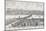 Panorama of London, Westminster and Southwark, Illustration from 'Maps of Old London', 1543-Anthonis van den Wyngaerde-Mounted Giclee Print