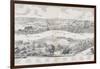 Panorama of London, Westminster and Southwark, Illustration from 'Maps of Old London', 1543-Anthonis van den Wyngaerde-Framed Giclee Print