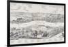 Panorama of London, Westminster and Southwark, Illustration from 'Maps of Old London', 1543-Anthonis van den Wyngaerde-Framed Giclee Print