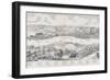 Panorama of London, Westminster and Southwark, Illustration from 'Maps of Old London', 1543-Anthonis van den Wyngaerde-Framed Giclee Print