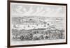 Panorama of London, Westminster and Southwark, Illustration from 'Maps of Old London', 1543-Anthonis van den Wyngaerde-Framed Giclee Print