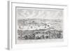 Panorama of London, Westminster and Southwark, Illustration from 'Maps of Old London', 1543-Anthonis van den Wyngaerde-Framed Giclee Print