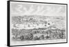 Panorama of London, Westminster and Southwark, Illustration from 'Maps of Old London', 1543-Anthonis van den Wyngaerde-Framed Stretched Canvas