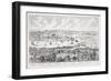 Panorama of London, Westminster and Southwark, Illustration from 'Maps of Old London', 1543-Anthonis van den Wyngaerde-Framed Giclee Print