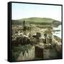 Panorama of Malaga (Spain)-Leon, Levy et Fils-Framed Stretched Canvas