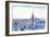 Panorama of Manhattan with Brooklyn-Markus Bleichner-Framed Art Print