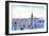 Panorama of Manhattan with Brooklyn-Markus Bleichner-Framed Art Print