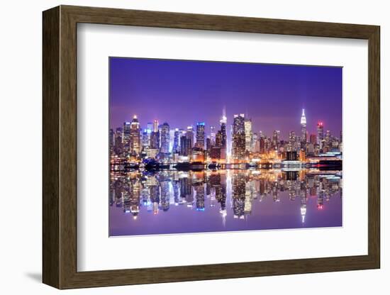 Panorama of Midtown New York City-SeanPavonePhoto-Framed Photographic Print