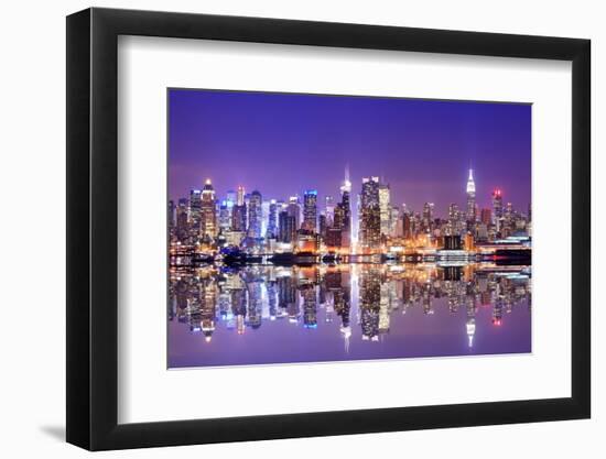 Panorama of Midtown New York City-SeanPavonePhoto-Framed Photographic Print