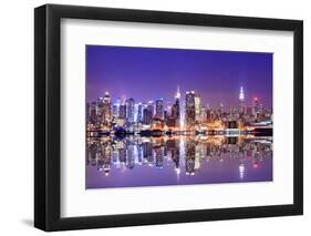 Panorama of Midtown New York City-SeanPavonePhoto-Framed Photographic Print