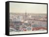 Panorama of Moscow, Depicting the Former Senate Palace-null-Framed Stretched Canvas