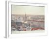 Panorama of Moscow, Depicting the Former Senate Palace-null-Framed Giclee Print