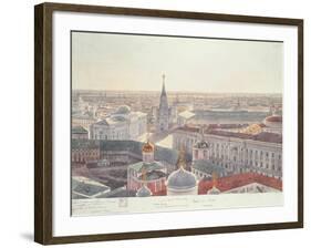 Panorama of Moscow, Depicting the Former Senate Palace-null-Framed Giclee Print
