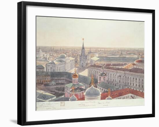 Panorama of Moscow, Depicting the Former Senate Palace-null-Framed Giclee Print