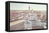 Panorama of Moscow, Detail of the Kremlin Cathedrals, 1819-Gadolle-Framed Stretched Canvas