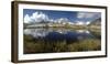 Panorama of Mount Disgrazia Reflected in the Lake Vazzeda, Alpe Fora, Malenco Valley-Roberto Moiola-Framed Photographic Print