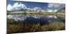 Panorama of Mount Disgrazia Reflected in the Lake Vazzeda, Alpe Fora, Malenco Valley-Roberto Moiola-Mounted Photographic Print