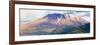 Panorama of Mount St. Helens Showing the Blowout-Michael Qualls-Framed Photographic Print