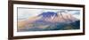 Panorama of Mount St. Helens Showing the Blowout-Michael Qualls-Framed Photographic Print